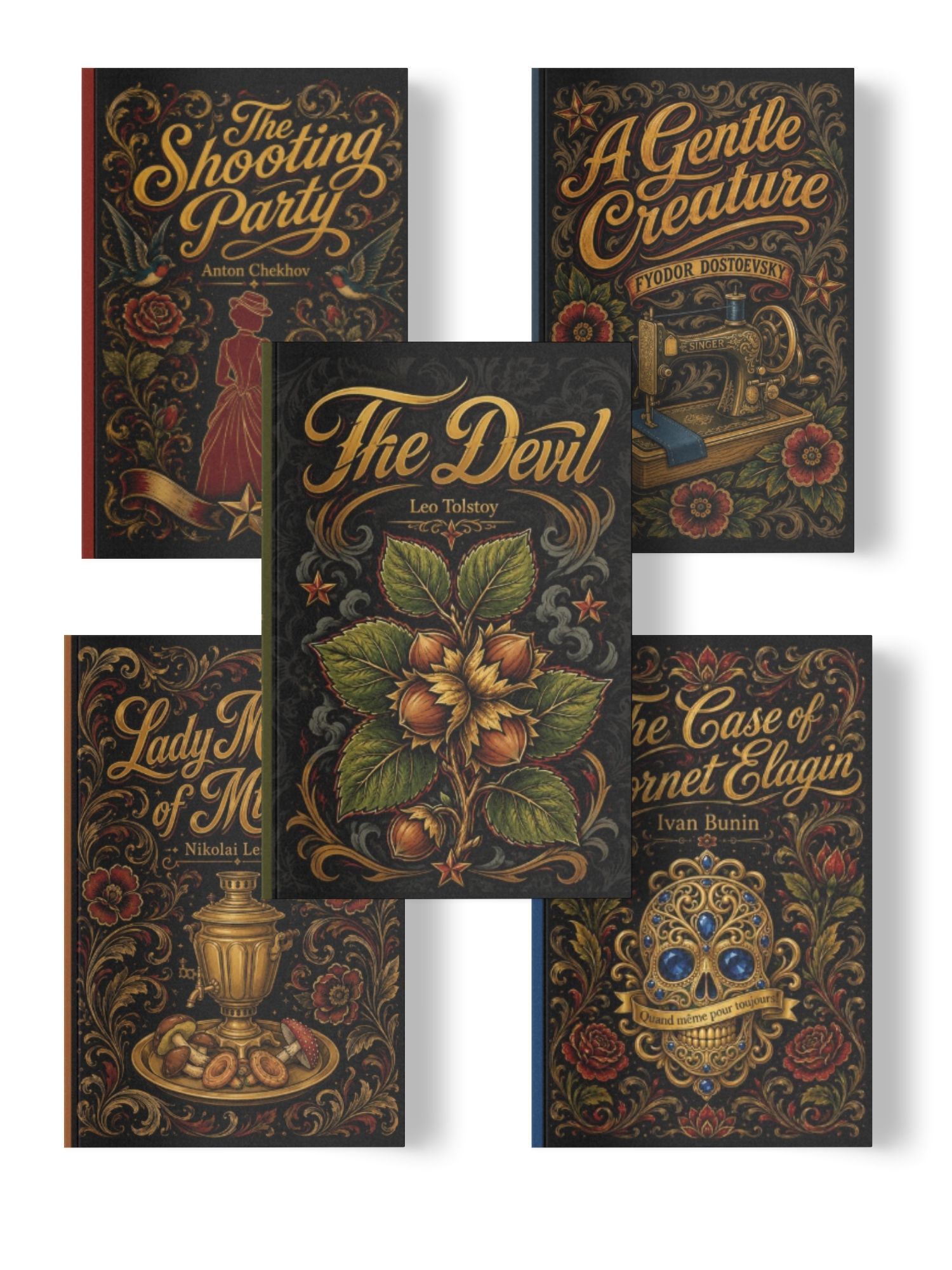 Marderous Love | Themed Book Set | 5 Books | Golden Tattoo Series