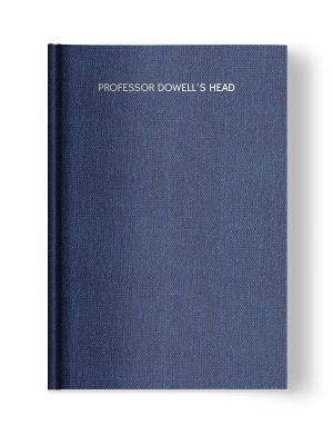 Deluxe cloth-bound front cover of Professor Dowell’s Head by Alexander Belyaev with a ribbon bookmark